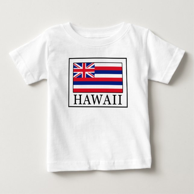 Camiseta Para Bebê Havaí (Frente)
