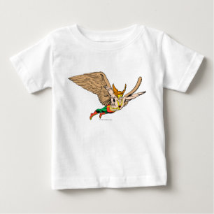 Camiseta Para Bebê Hawkman voa