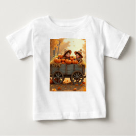 Camiseta Para Bebê Hay Wagon