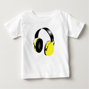 Camiseta Para Bebê headphoneplain