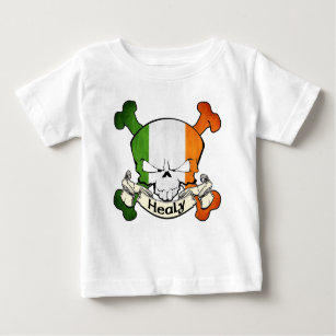 Camiseta Para Bebê Healy Irish Skull