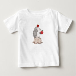 Camiseta Para Bebê Hedgehog