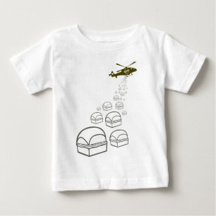 Camiseta Para Bebê Helicóptero de Krystal