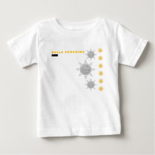 CAMISETA PARA BEBÊ HELLO SUNSHINE T-SHIRT
