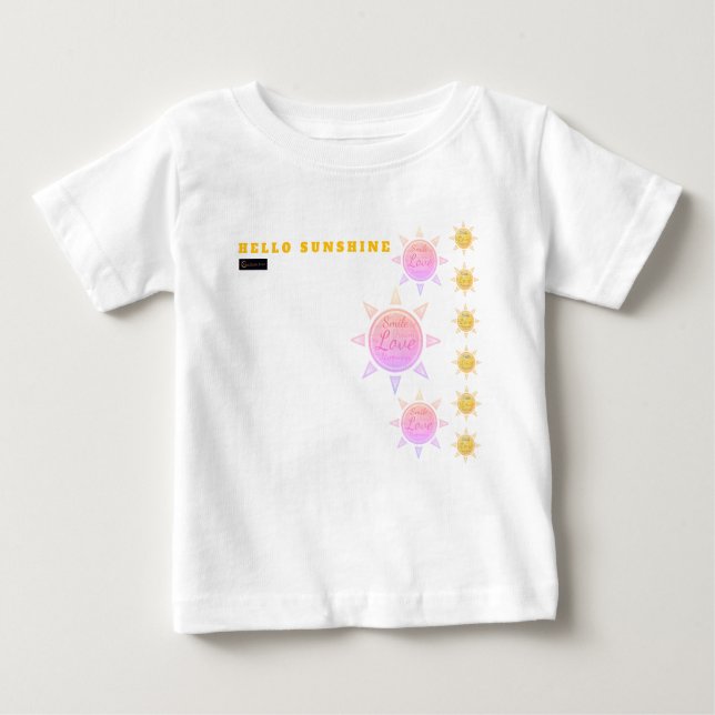 CAMISETA PARA BEBÊ HELLO SUNSHINE T-SHIRT (Frente)