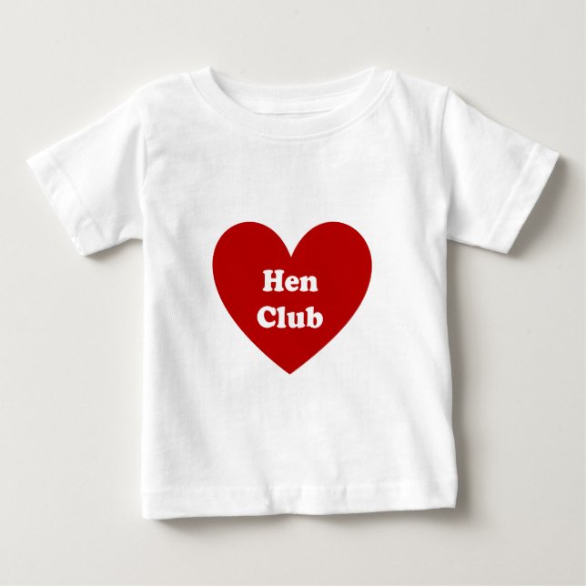 Camiseta Para Bebê Hen Club (Frente)