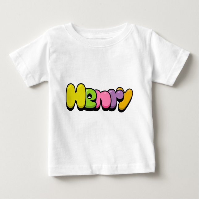 Camiseta Para Bebê Henry (Frente)