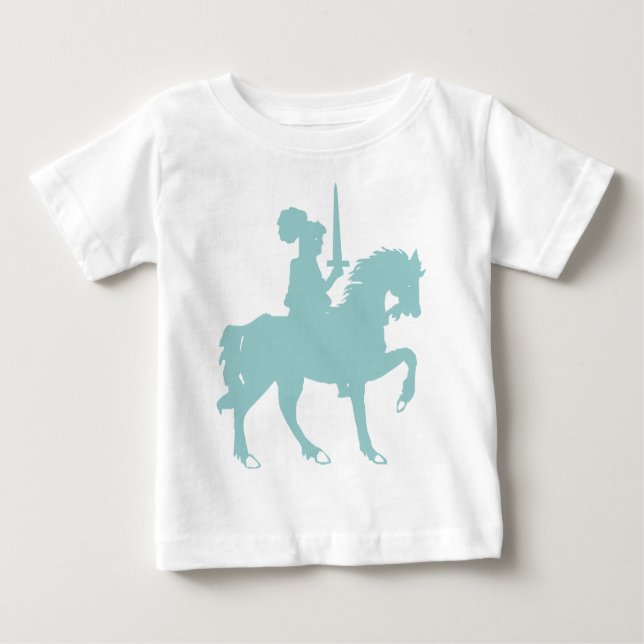 Camiseta Para Bebê Heraldic Knight (Frente)