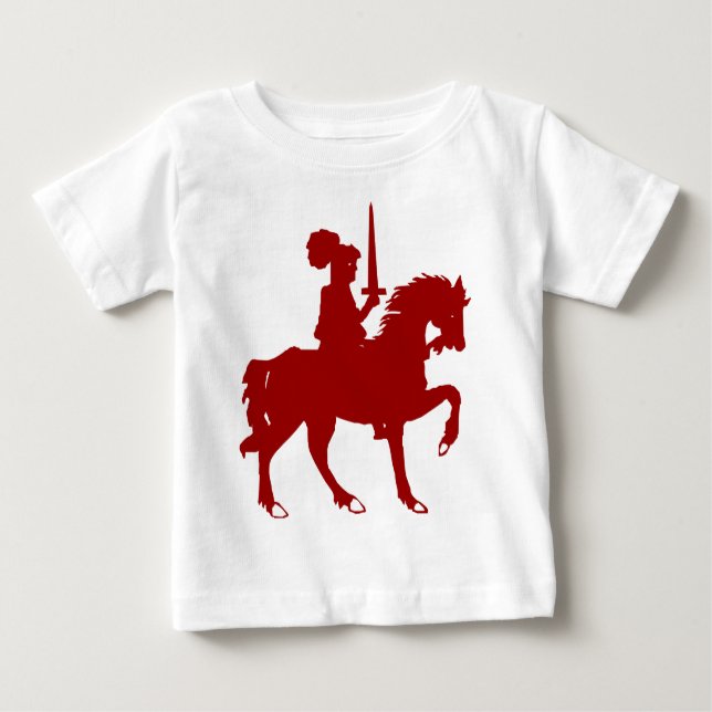Camiseta Para Bebê Heraldic Knight (Frente)