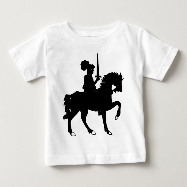 Camiseta Para Bebê Heraldic Knight (Frente)
