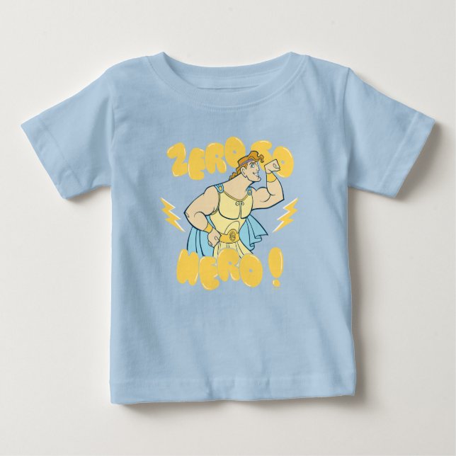 Camiseta Para Bebê Hercules - Zero to Hero Baby T-Shirt (Frente)