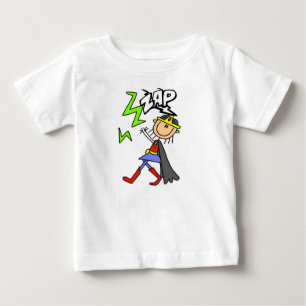 Camiseta Para Bebê Hero de Garota ZAP