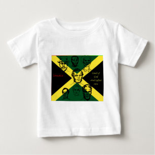 Camiseta Para Bebê herói nacional jamaica