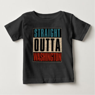 Camiseta Para Bebê Hetero do Distrito de Washington de Columbia DC