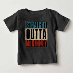 Camiseta Para Bebê Hetero Outta McKinney Texas TX