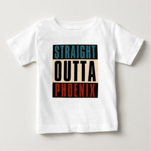 Camiseta Para Bebê Hetero Outta Phoenix Arizona AZ EUA