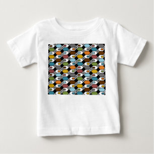 Camiseta Para Bebê Hexágonos e estereótipos