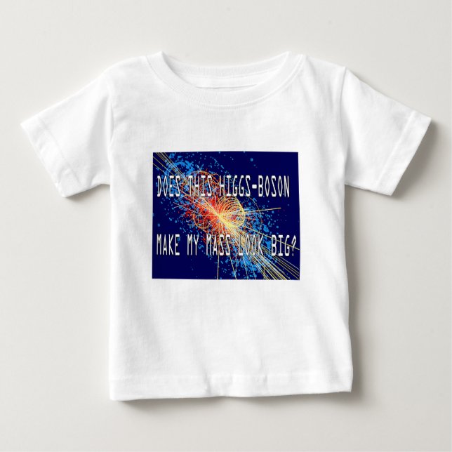 Camiseta Para Bebê Higgs-Boson Massachusetts (Frente)