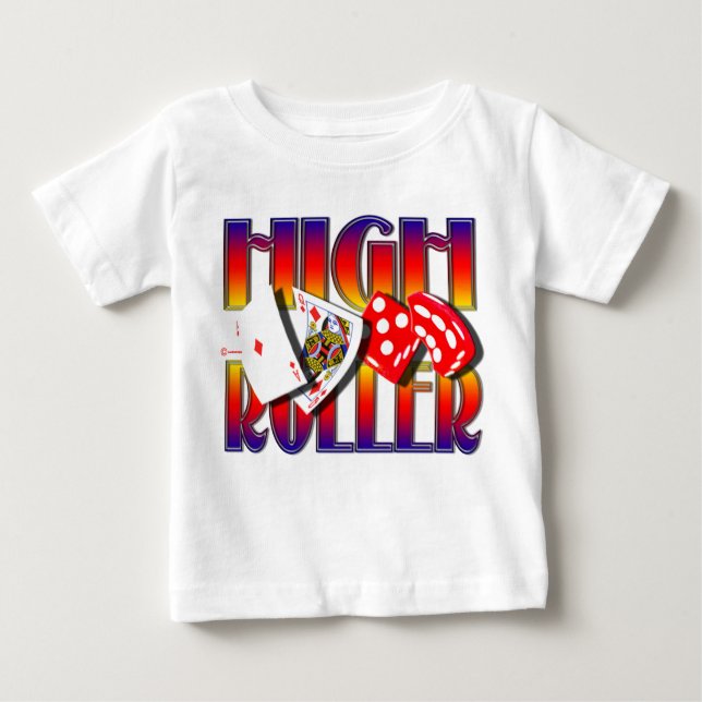 CAMISETA PARA BEBÊ HIGH-ROLLER (Frente)