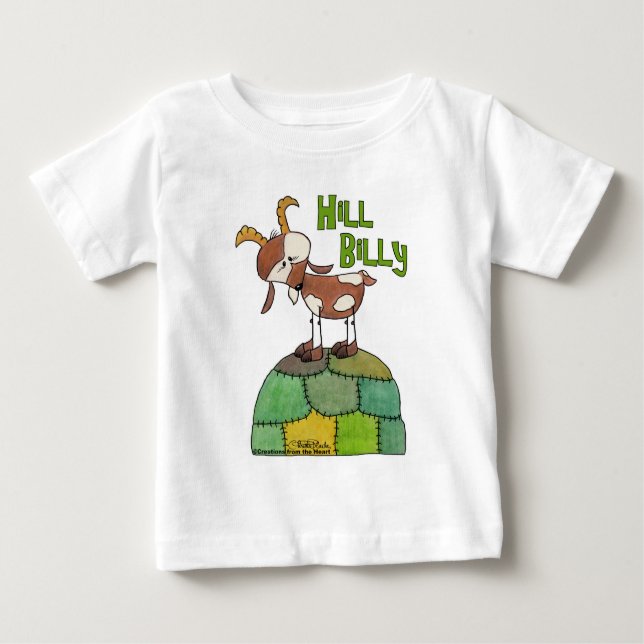 Camiseta Para Bebê Hill Billy (Frente)