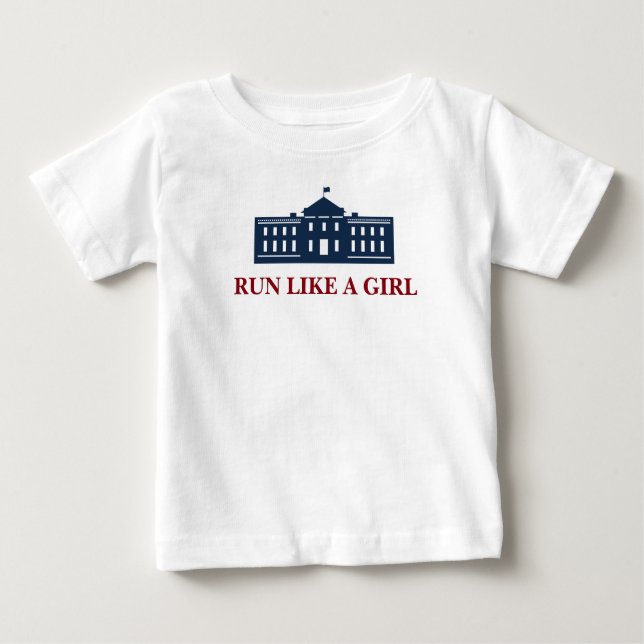 Camiseta Para Bebê hillary tshir (Frente)