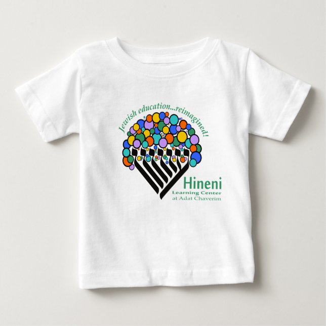 Camiseta Para Bebê Hineni Learning Center Babies' T-Shirt - White (Frente)