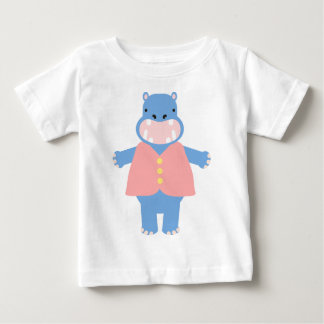 Camiseta Para Bebê Hipopótamo de Toby