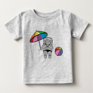 Camiseta Para Bebê Hipopótamo encalhado