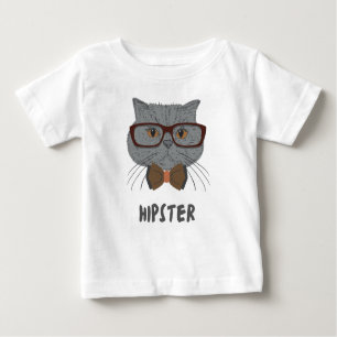 Camiseta Para Bebê Hipster
