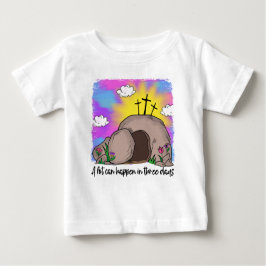 Camiseta Para Bebê História da Páscoa Cristã