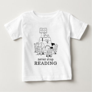 Camiseta Para Bebê Histórias em quadrinhos de Leitura da Gangue do Am