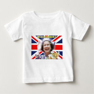 Camiseta Para Bebê HM rainha Elizabeth II