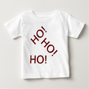 CAMISETA PARA BEBÊ HO HO