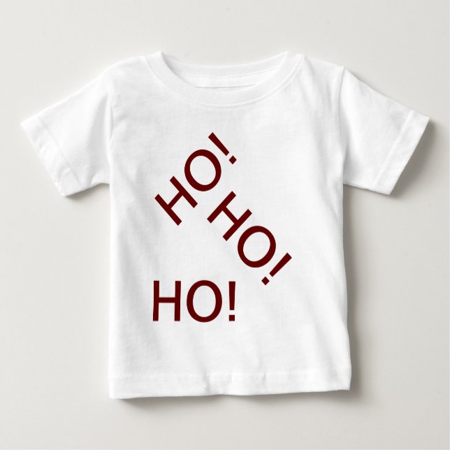 CAMISETA PARA BEBÊ HO HO (Frente)
