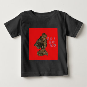 Camiseta Para Bebê Ho Ho! Feliz Natal Indonésia, bonitinho retro vin