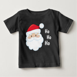 Camiseta Para Bebê Ho Ho Ho Papais noeis Enfrentam Férias de Natal Ve
