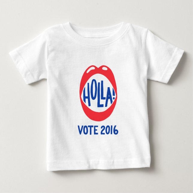 CAMISETA PARA BEBÊ HOLLA (Frente)