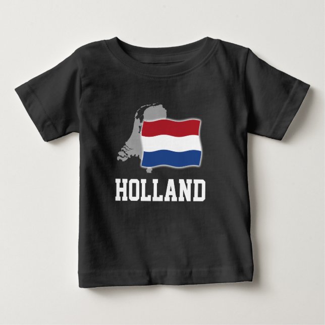 Camiseta Para Bebê Holland T Shirt (Frente)