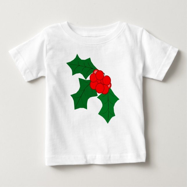 Camiseta Para Bebê Holly T-Shirt (Frente)