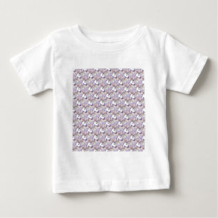 Camiseta Para Bebê holograma unicorn emoji