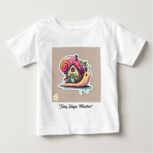 Camiseta Para Bebê "Home on My Back"