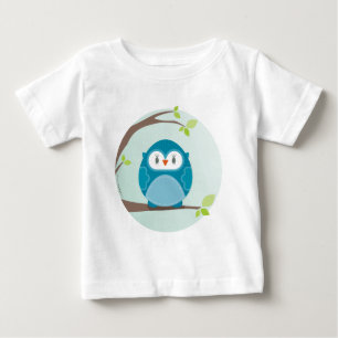 Camiseta Para Bebê HOME SWEET HOME : Coruja em uma árvore 5