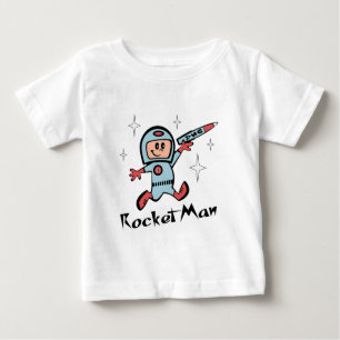 Camiseta Para Bebê Homem de Rocket