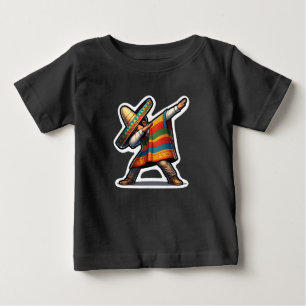 Camiseta Para Bebê Homem do Cinco de Maio