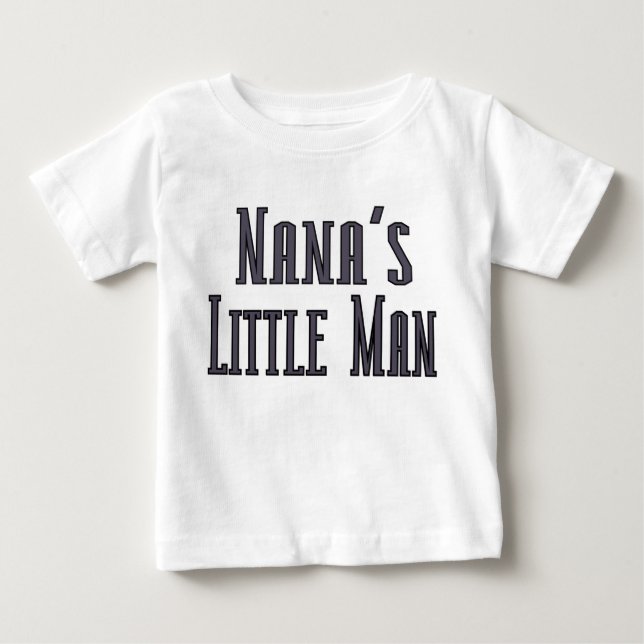 Camiseta Para Bebê Homem pequeno Nanas (Frente)
