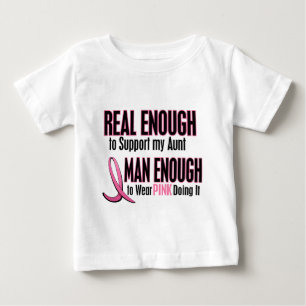 Camiseta Para Bebê Homem Real Suficiente O Suficiente 1 TIA De Cancer