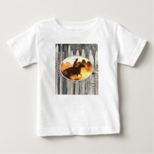 Camiseta Para Bebê Hoodie Cowboy Todlers