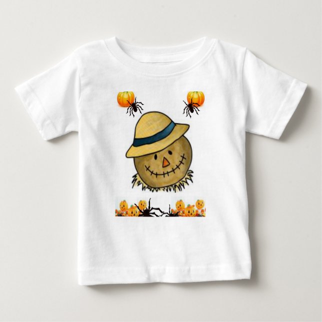 Camiseta Para Bebê Hoodie Halloween Todlers (Frente)