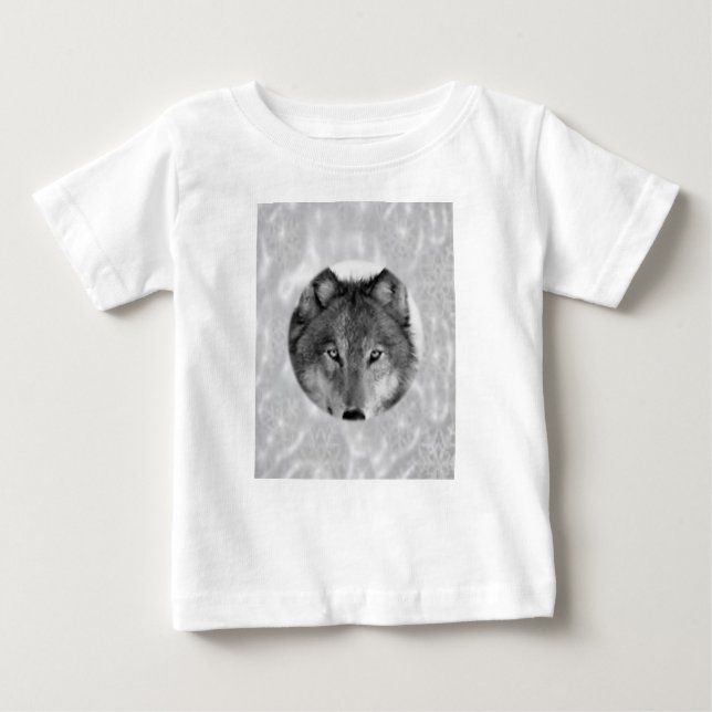 Camiseta Para Bebê Hoodie Wolves Toddlers (Frente)