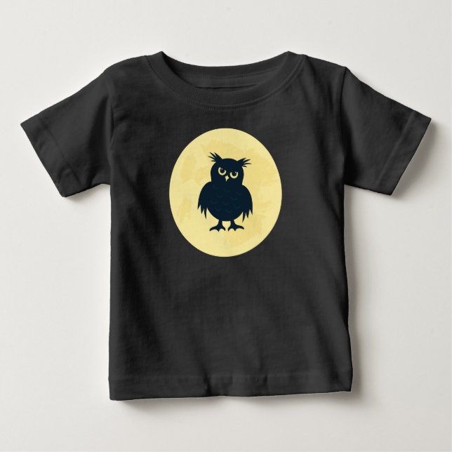 Camiseta Para Bebê Hooty Hoot (Frente)